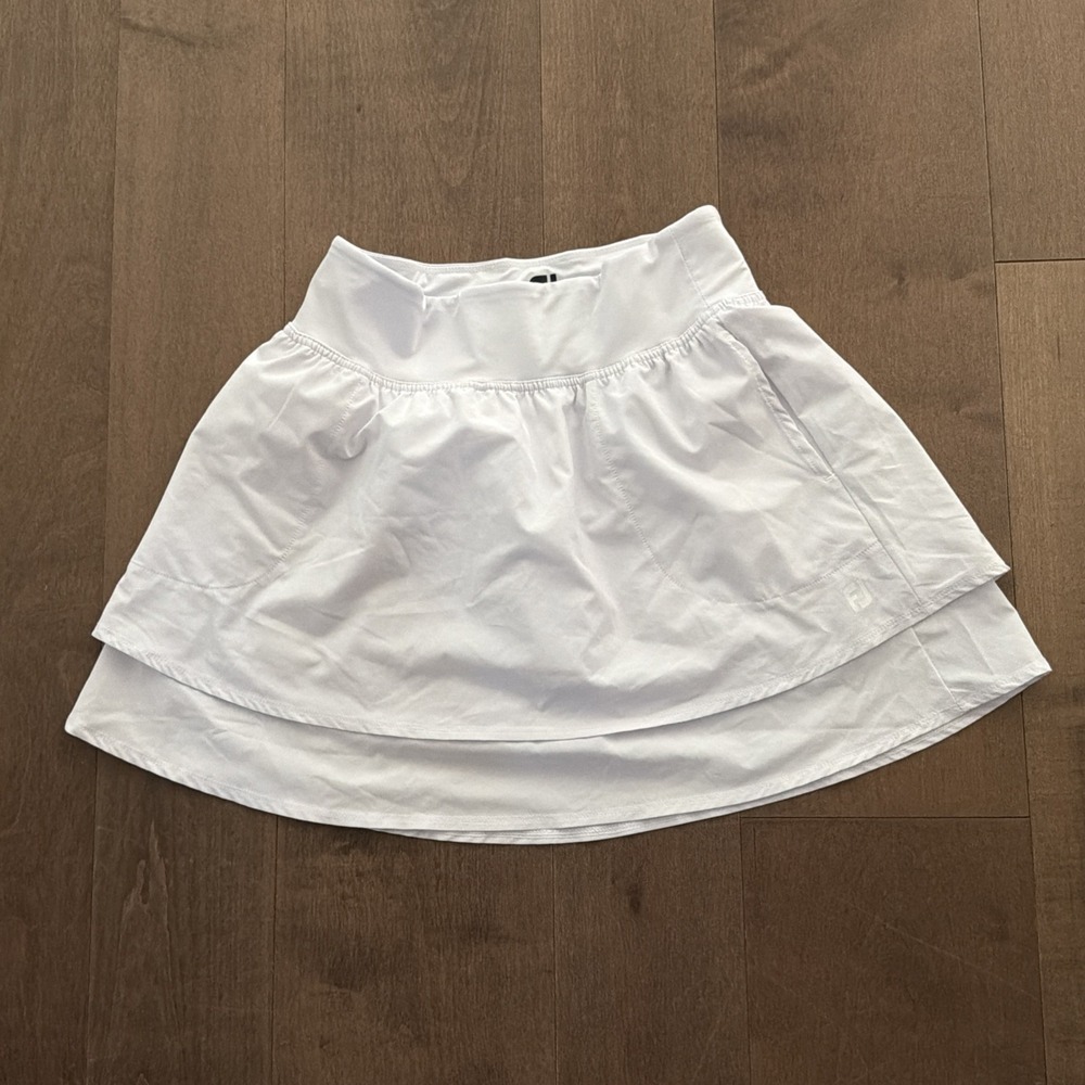 Footjoy FJ Women Performance Golf Skort Skirt Size Small Stretch Pockets Tennis